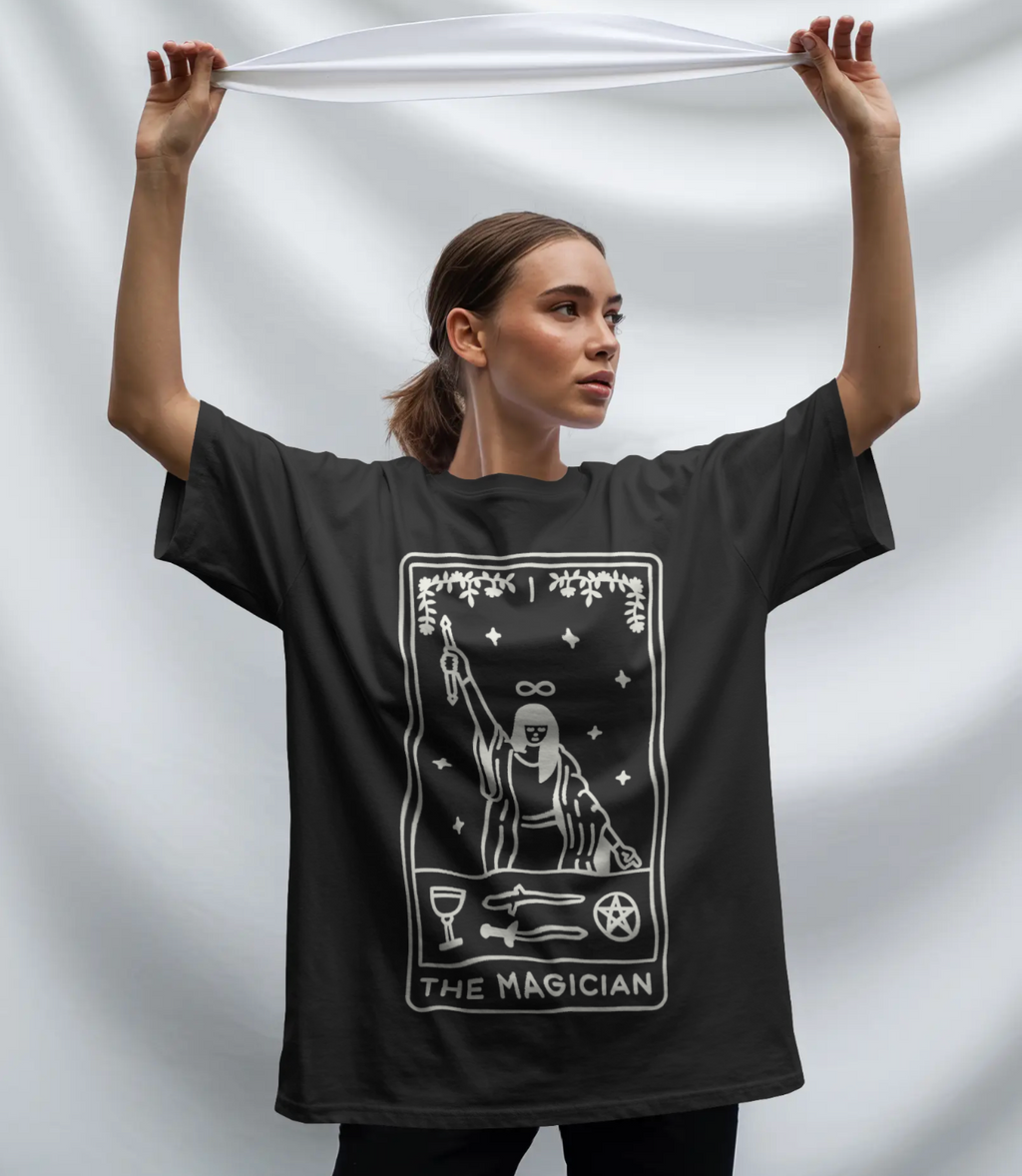 The Magician Tarot Card T Shirt | Comfort Colors 1717 Mystical Graphic Tee