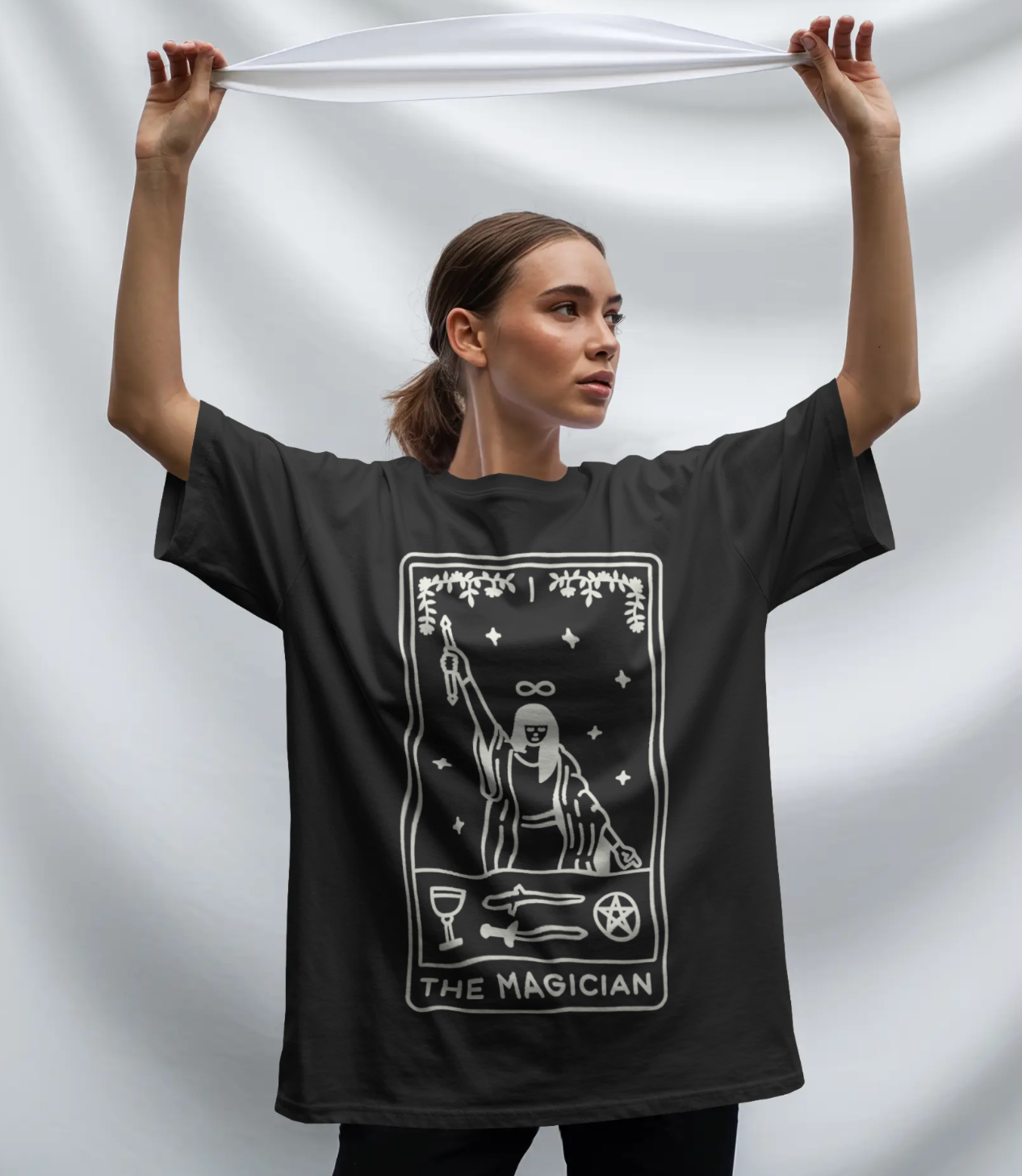 The Magician Tarot Card T Shirt | Comfort Colors 1717 Mystical Graphic Tee