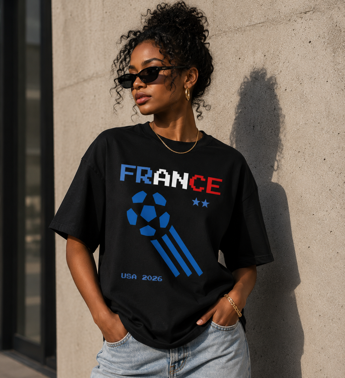 France Football Fan T Shirt | France Soccer Supporter Tee