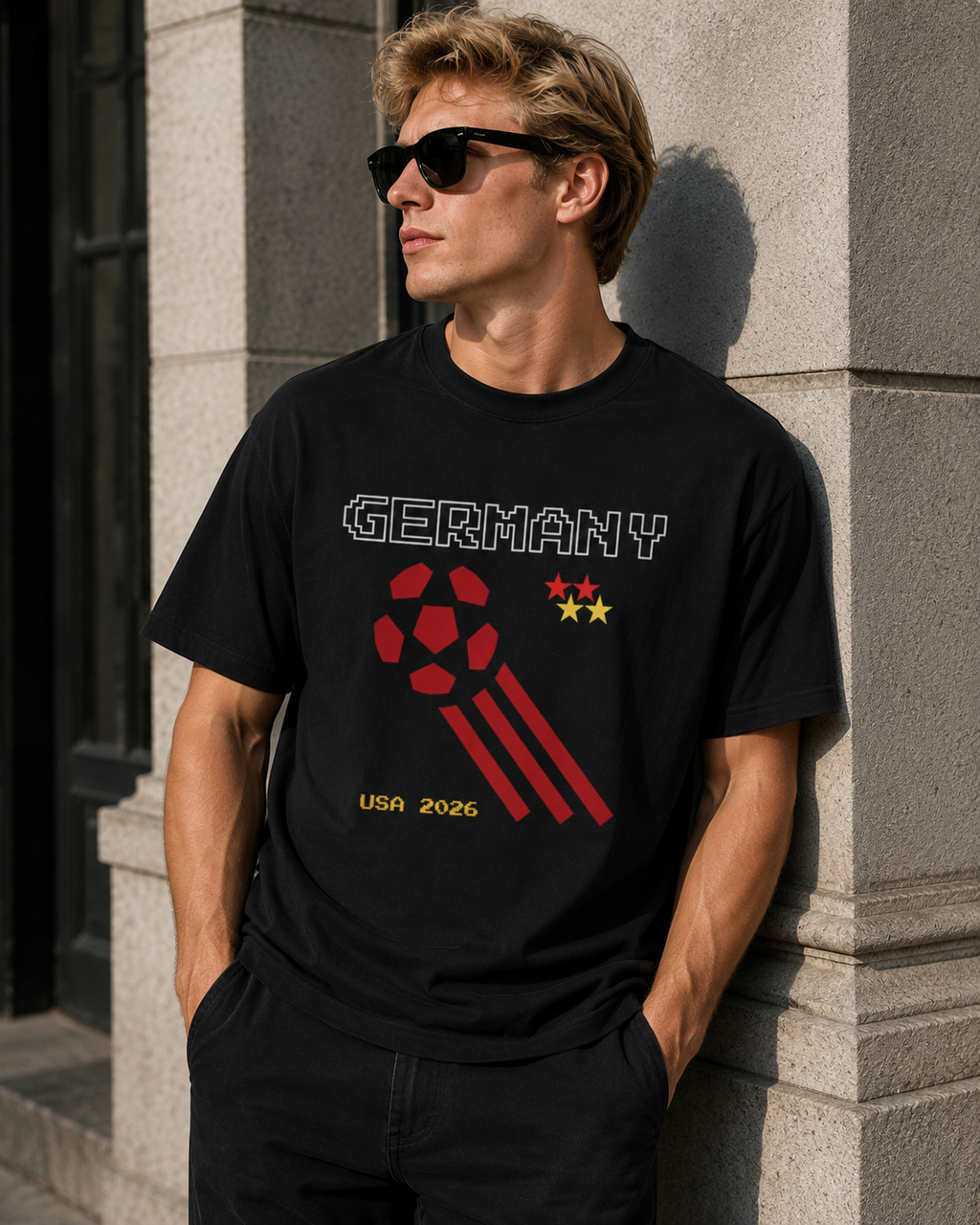 Germany Football Fan T Shirt | German Soccer Supporter Tee