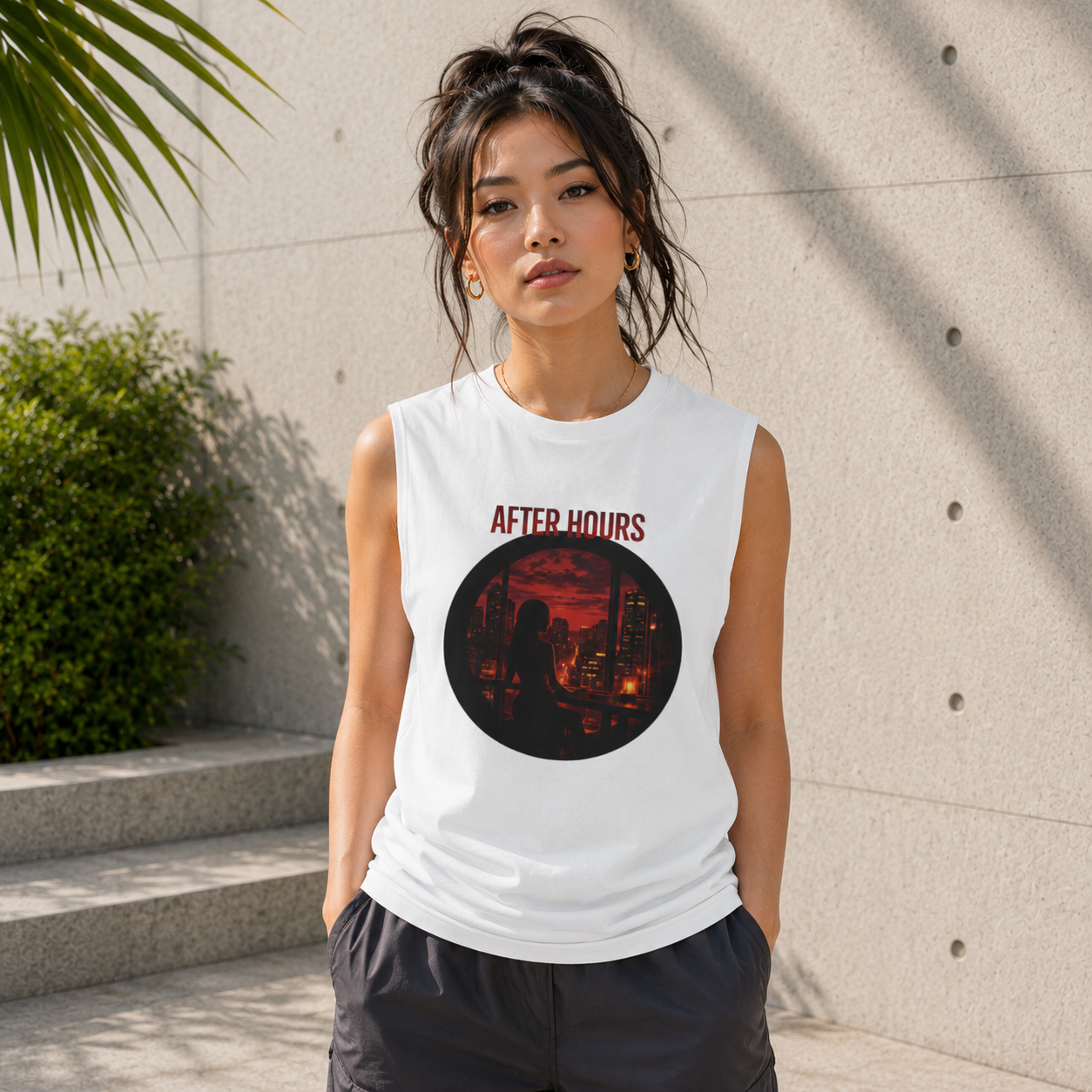 After Hours Muscle Tank | Retro Nightlife Streetwear Tank