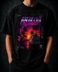 Analog Summer Vaporwave T Shirt | Comfort Colors 1717 Retro Synthwave Graphic Tee