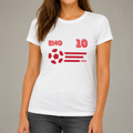 England Soccer Fan Tee | ENG 10 Football Supporter Shirt | England Football Graphic T-Shirt