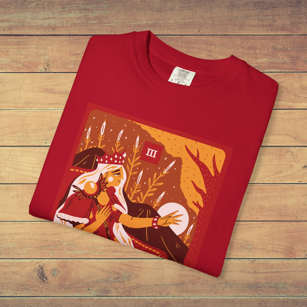 The Empress Tarot T Shirt | Comfort Colors 1717 Mystical Feminine Graphic Tee
