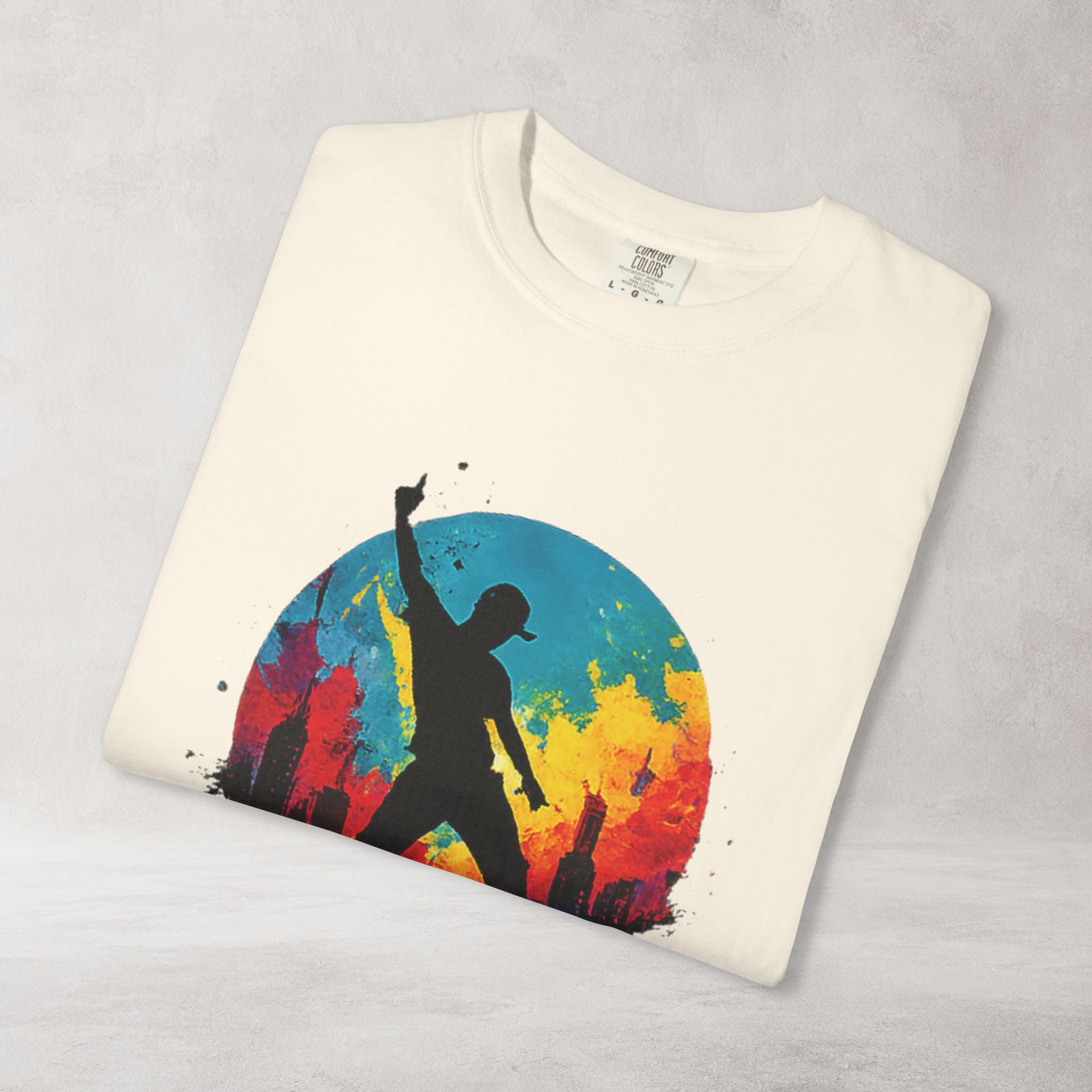 Color Splash Dancer T Shirt | Comfort Colors 1717 Festival Art Tee