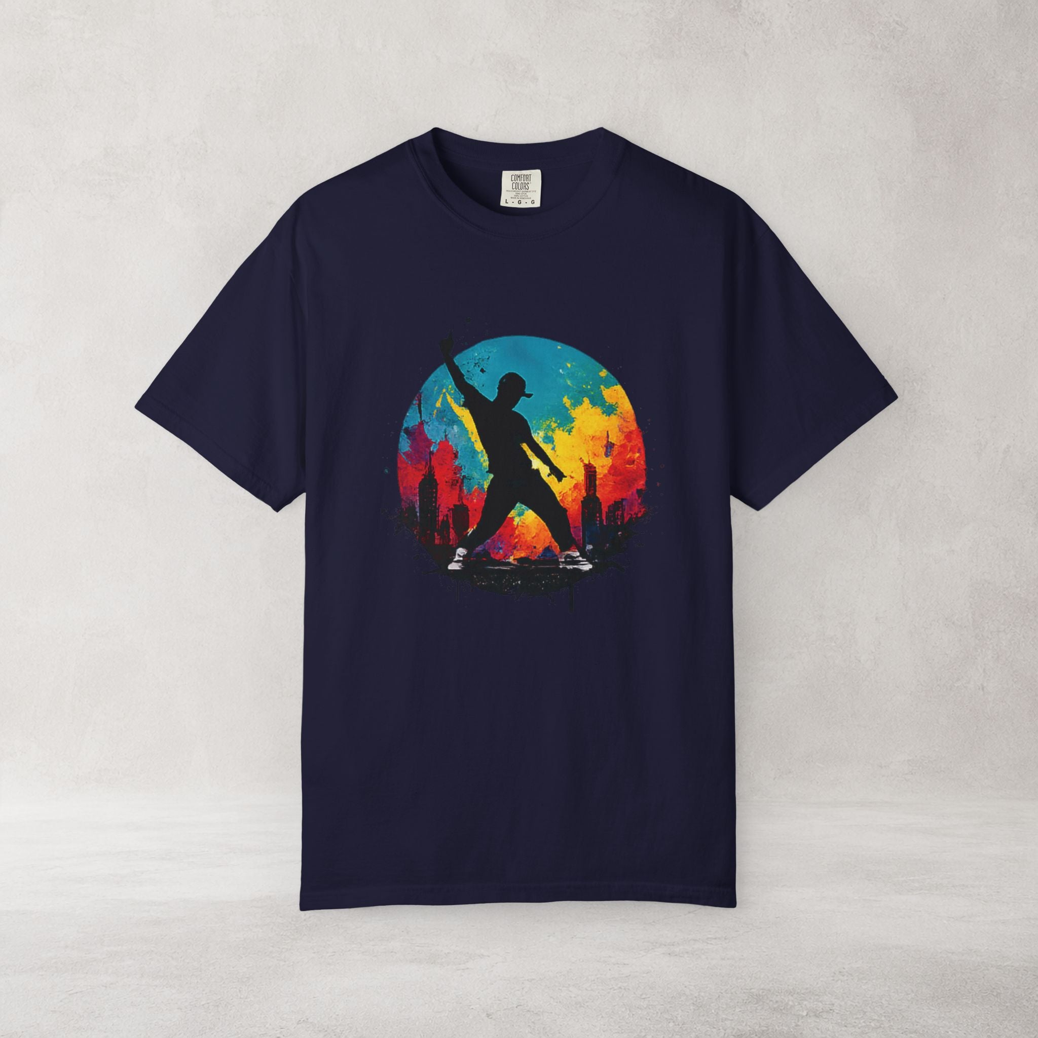 Color Splash Dancer T Shirt | Comfort Colors 1717 Festival Art Tee