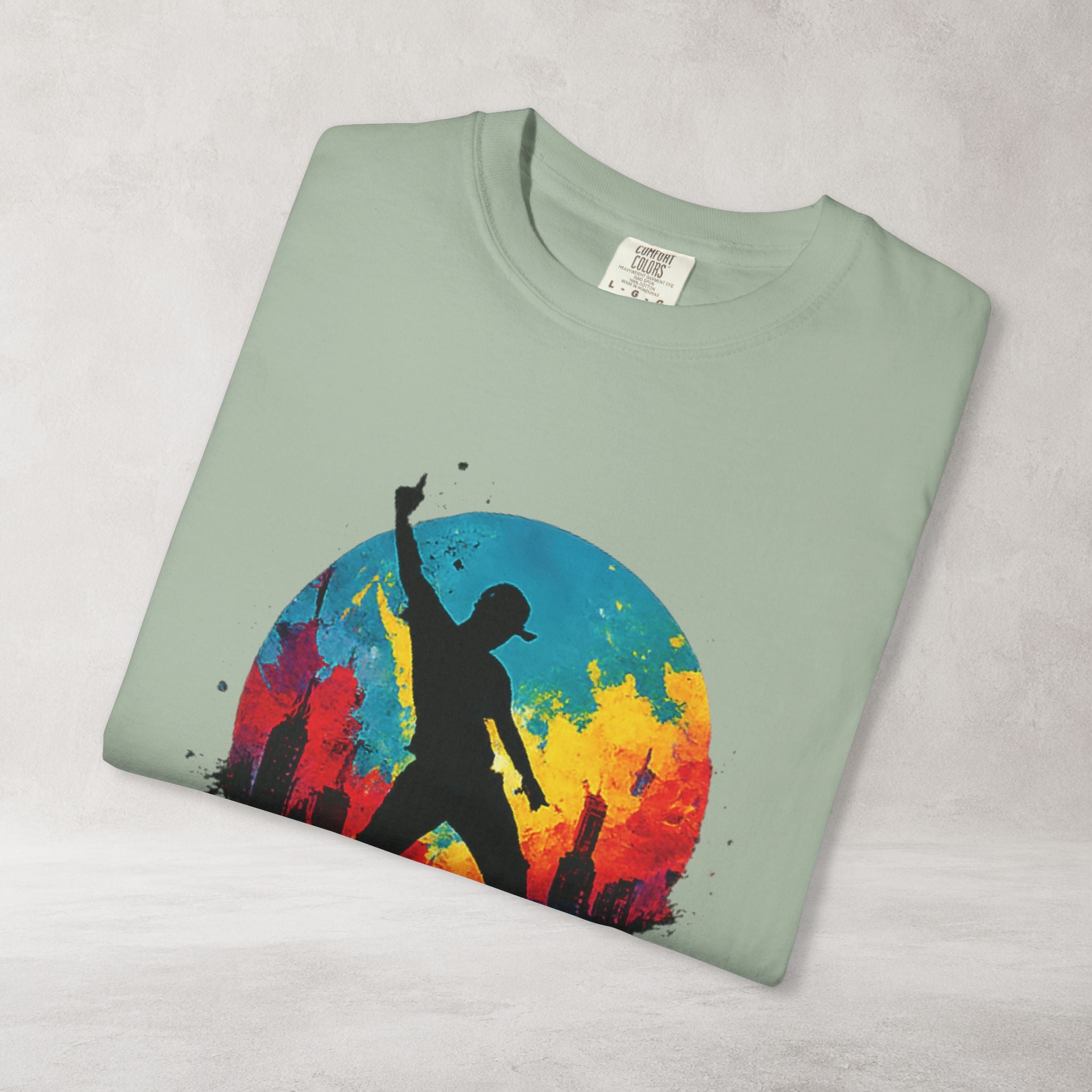 Color Splash Dancer T Shirt | Comfort Colors 1717 Festival Art Tee
