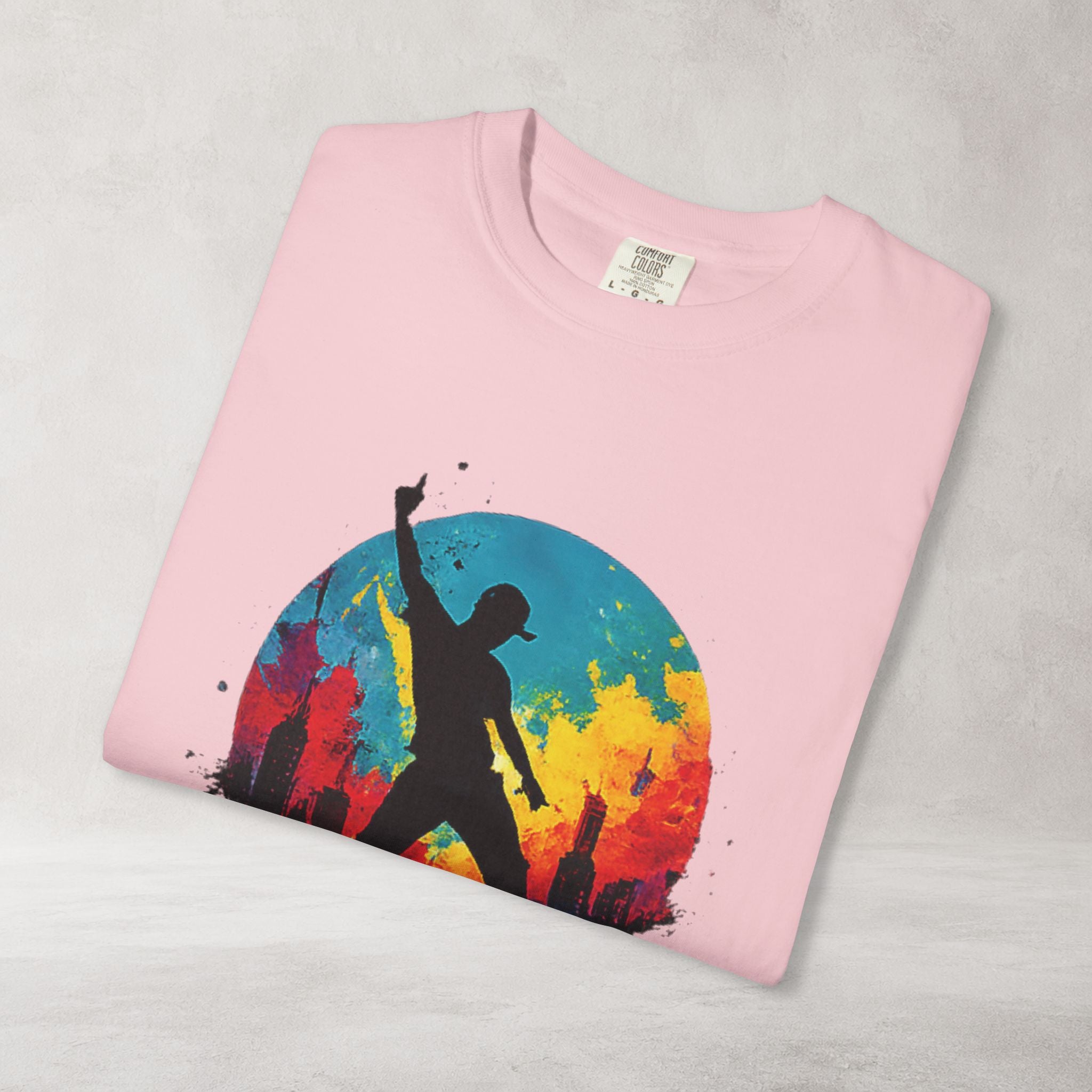 Color Splash Dancer T Shirt | Comfort Colors 1717 Festival Art Tee