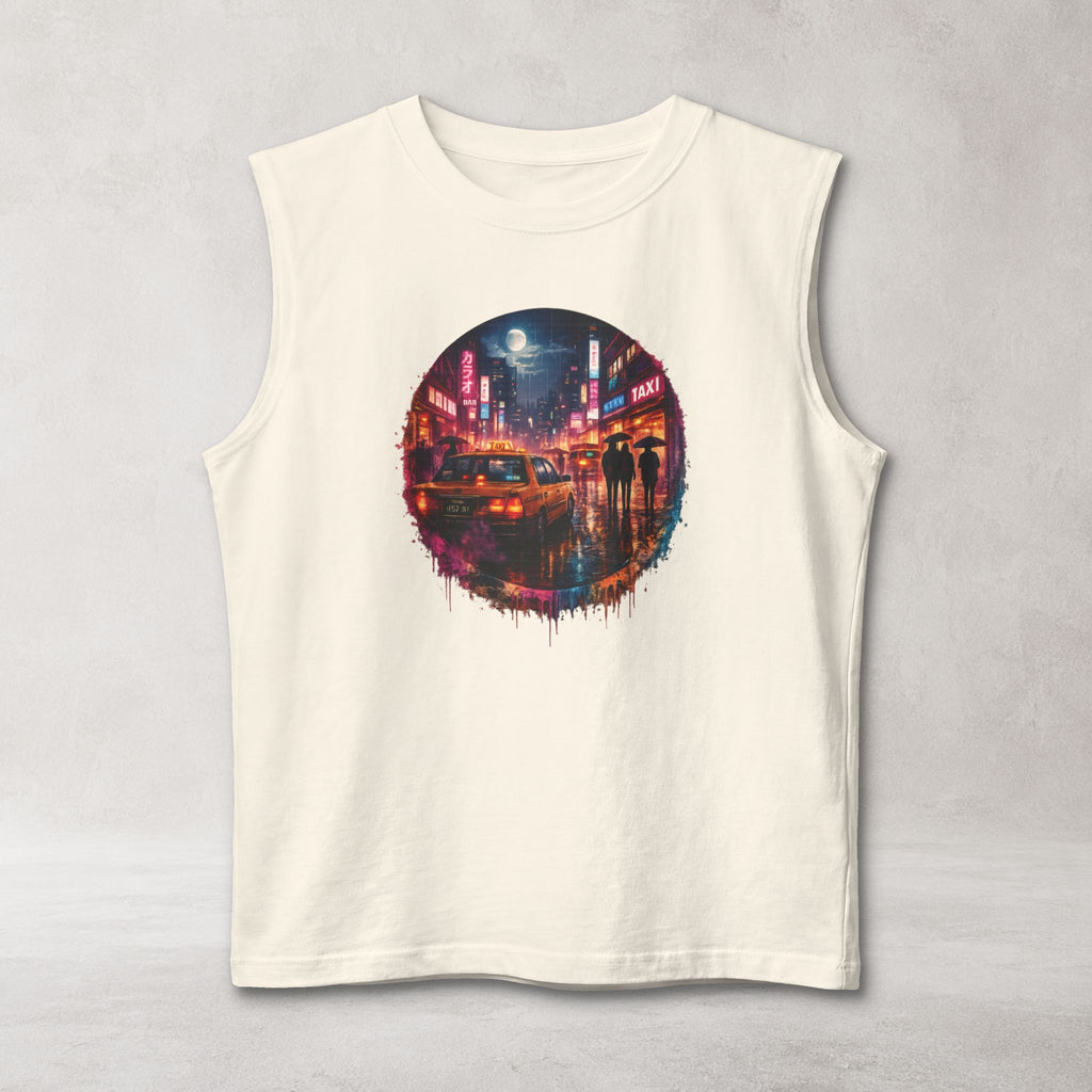 Tokyo Nights Muscle Tank | Retro Futuristic Streetwear Tank