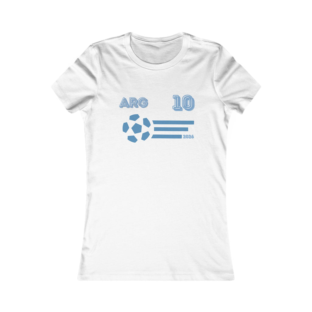 Argentina Soccer Fan Tee | ARG 10 Football Supporter Shirt | Argentine Football Graphic T-Shirt