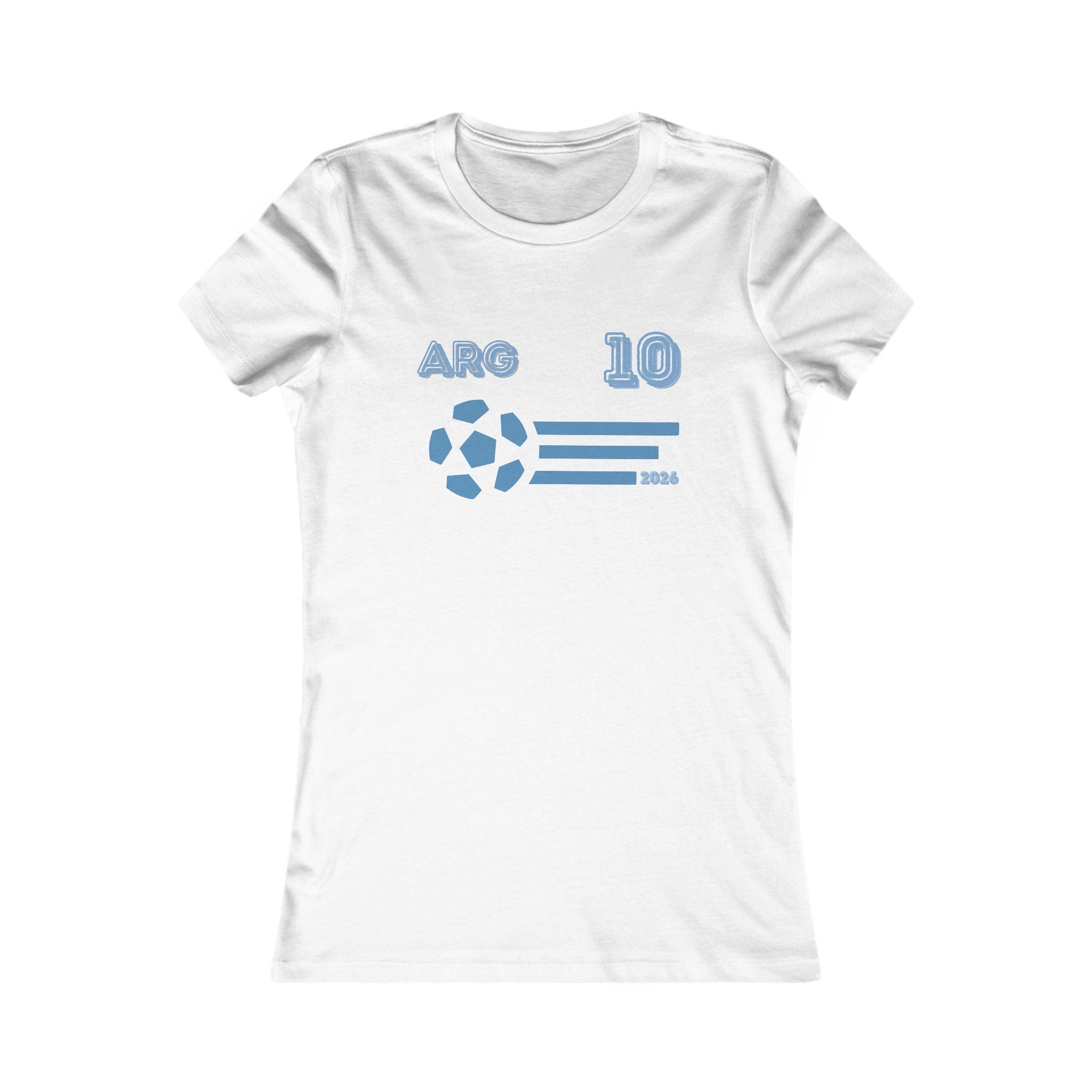 Argentina Soccer Fan Tee | ARG 10 Football Supporter Shirt | Argentine Football Graphic T-Shirt