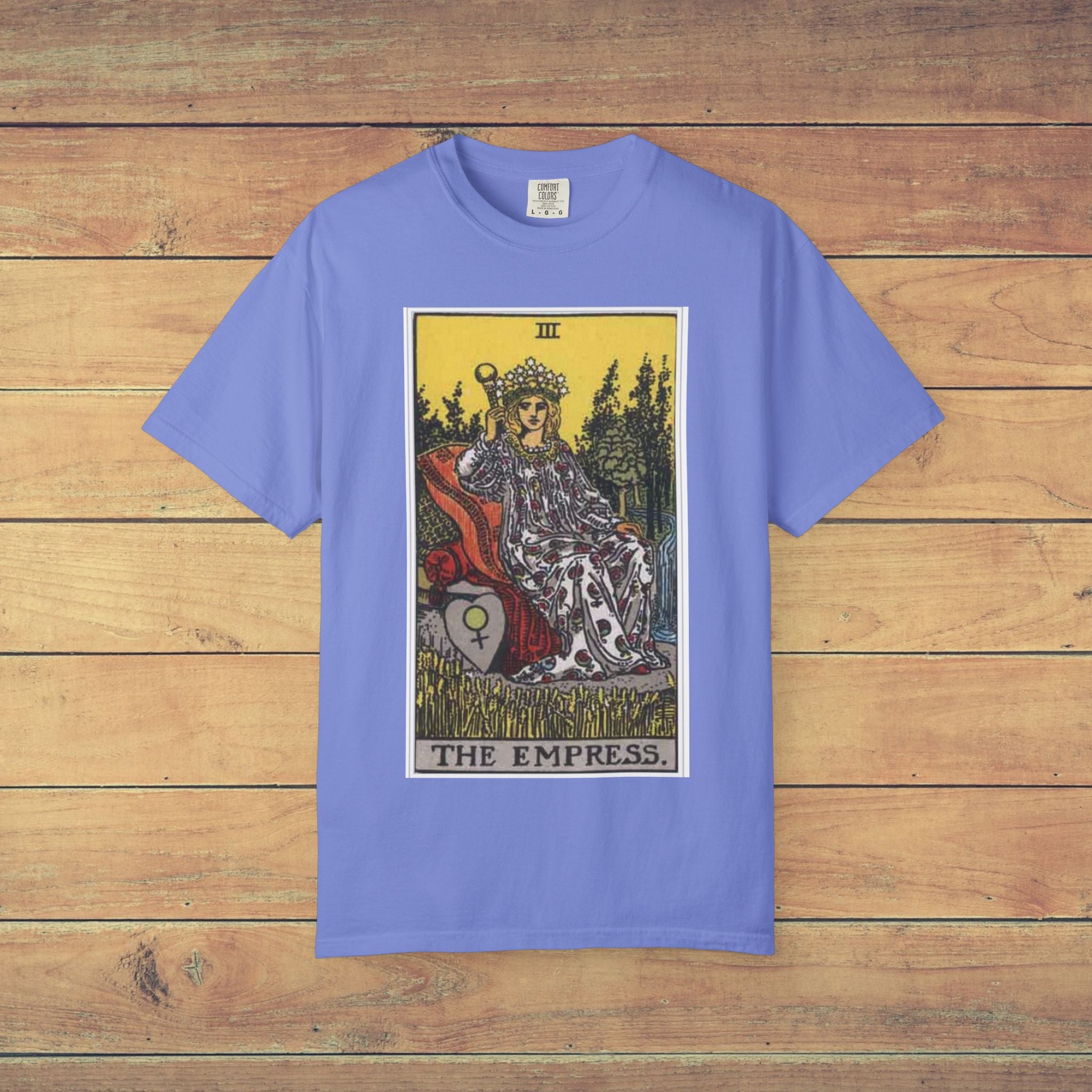 The Empress Tarot Card T Shirt |  Comfort Colors 1717 Mystical Graphic Tee