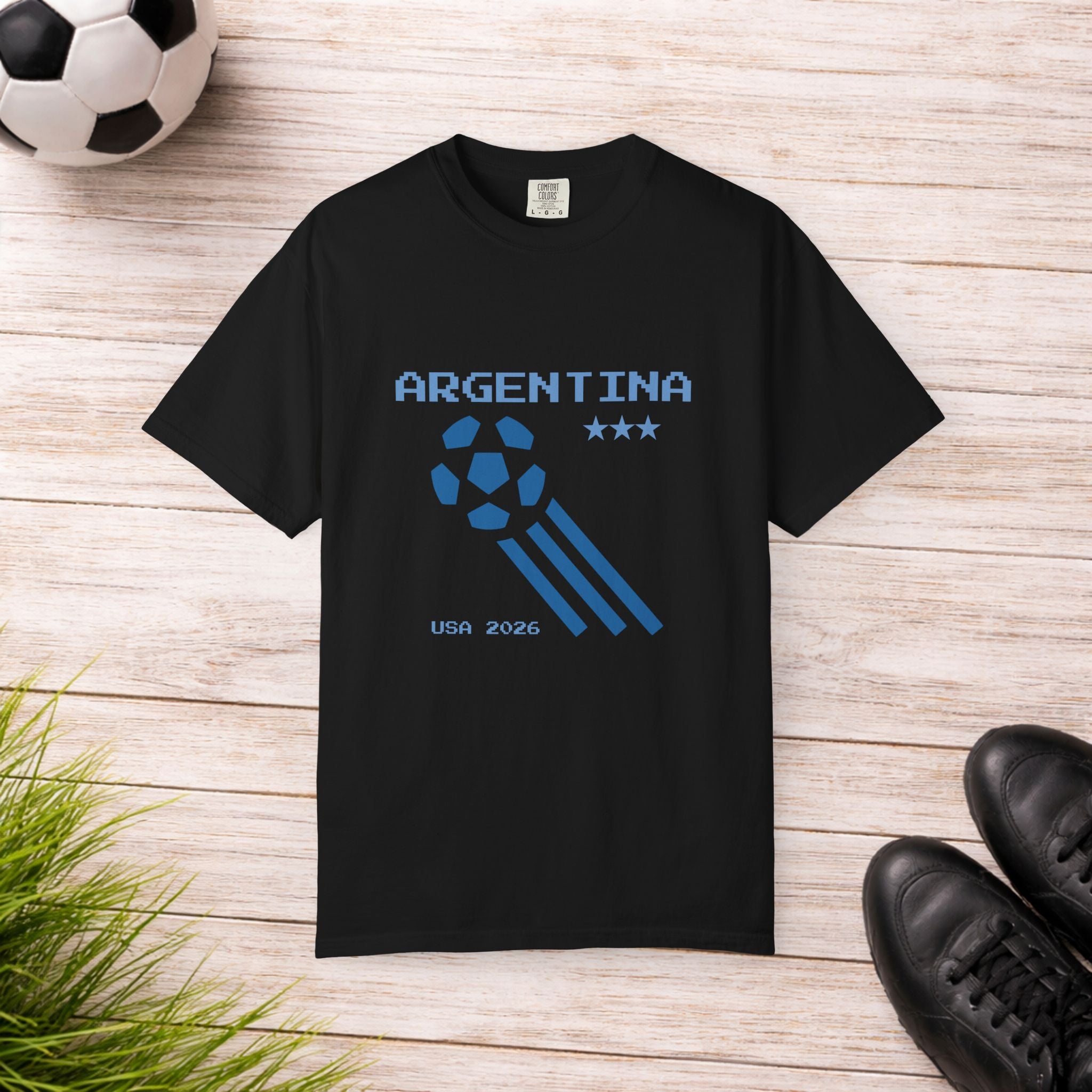 Argentina Football Fan T Shirt | Argentina Soccer Supporter Tee