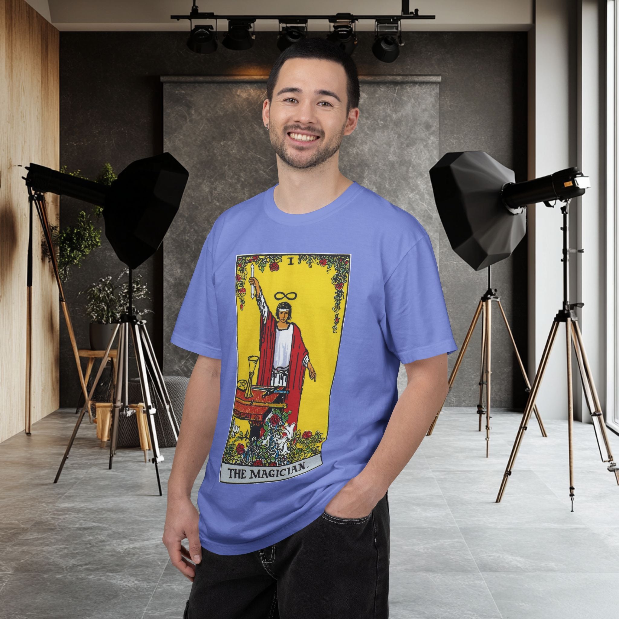 The Magician Tarot Card T Shirt | Comfort Colors 1717 Mystical Graphic Tee
