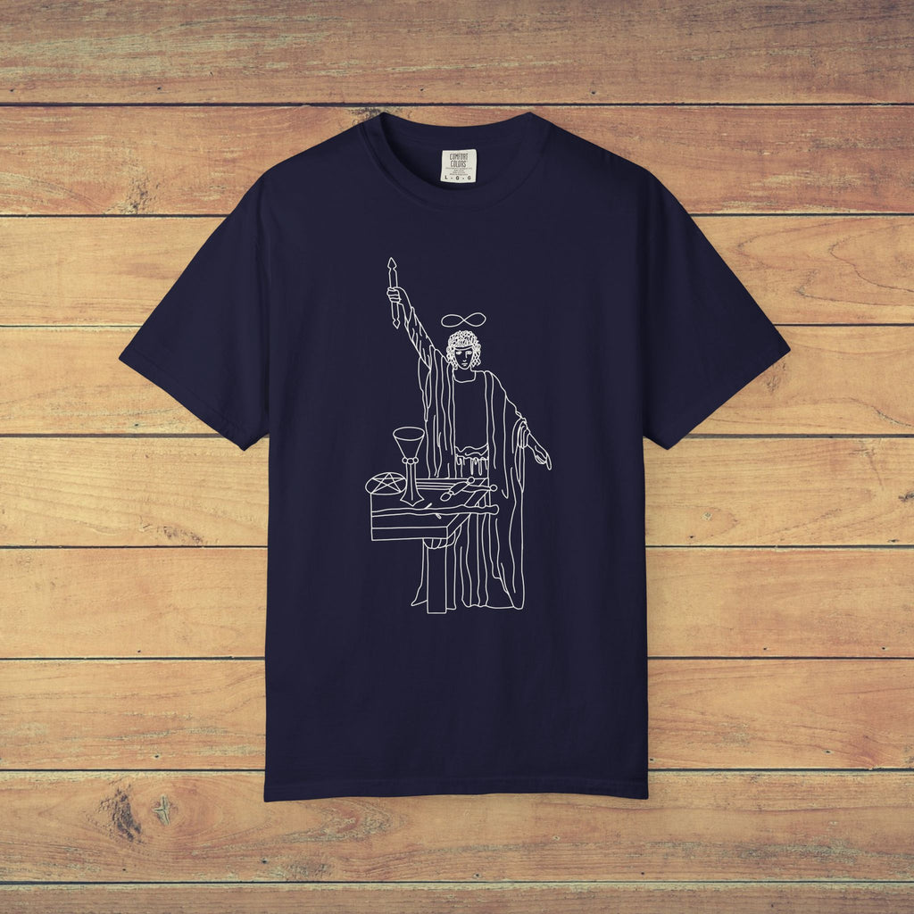 The Magician Graphic T Shirt |  Comfort Colors 1717 Minimalist Tarot Inspired Tee