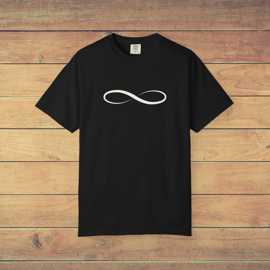Infinity Symbol T Shirt | Comfort Colors 1717 Minimalist Graphic Tee