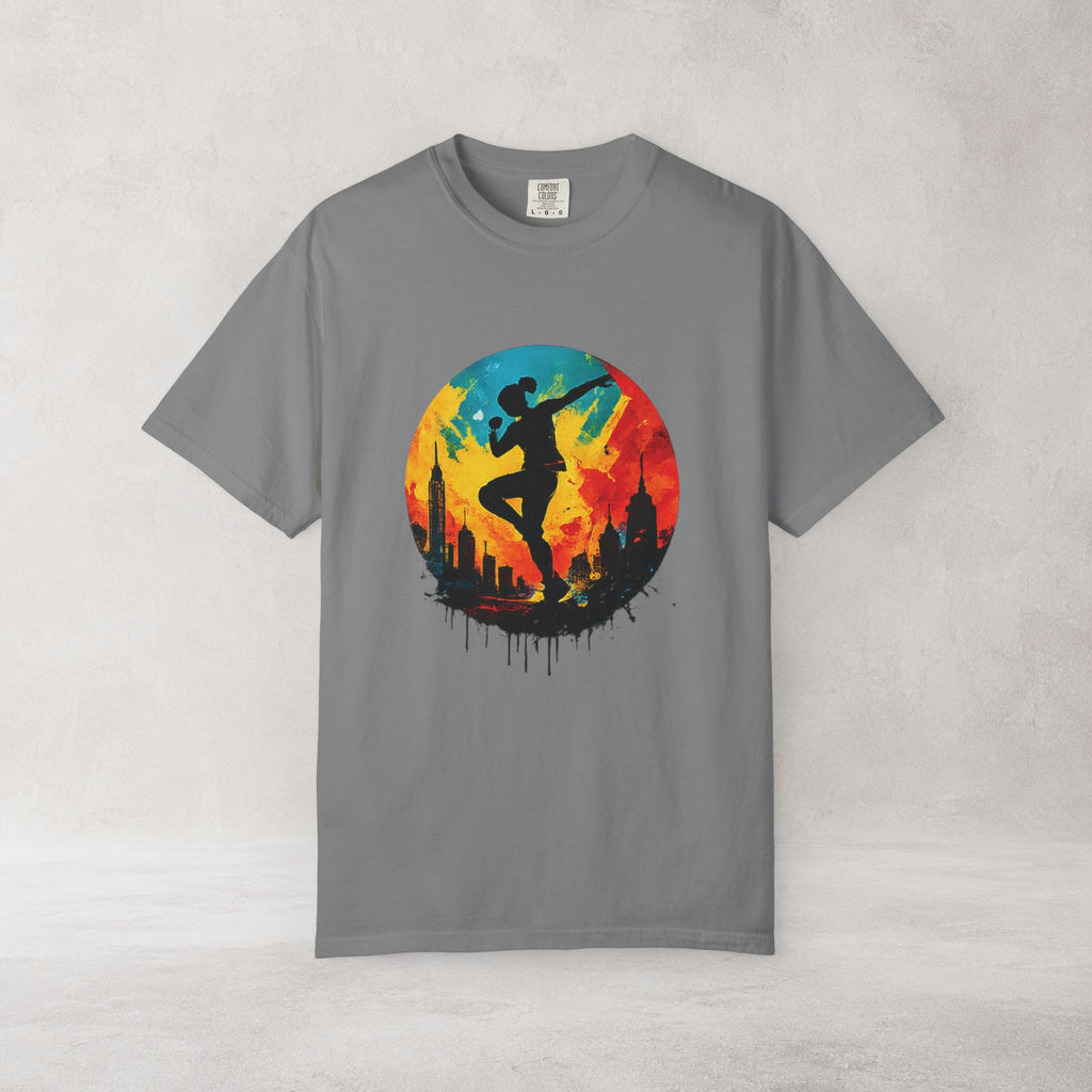 Sunset Dancer Graphic T Shirt | Comfort Colors 1717 Art Tee