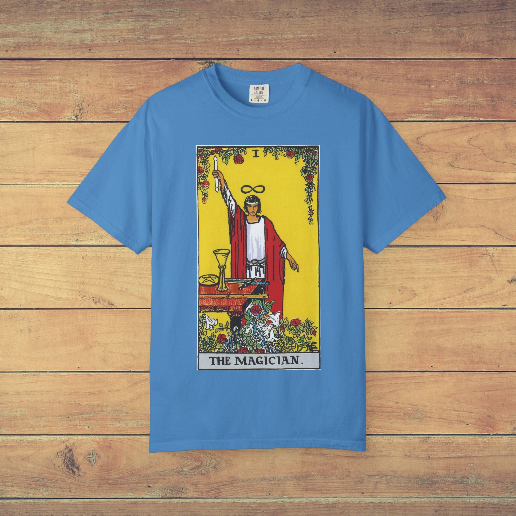 The Magician Tarot Card T Shirt | Comfort Colors 1717 Mystical Graphic Tee