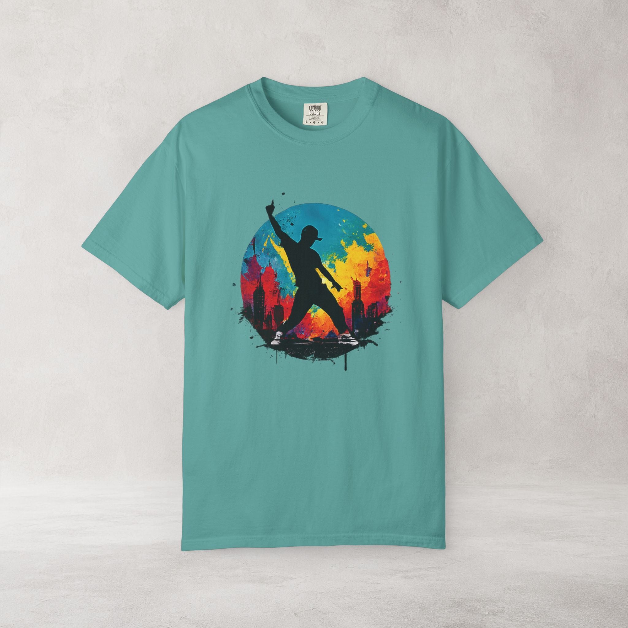 Color Splash Dancer T Shirt | Comfort Colors 1717 Festival Art Tee