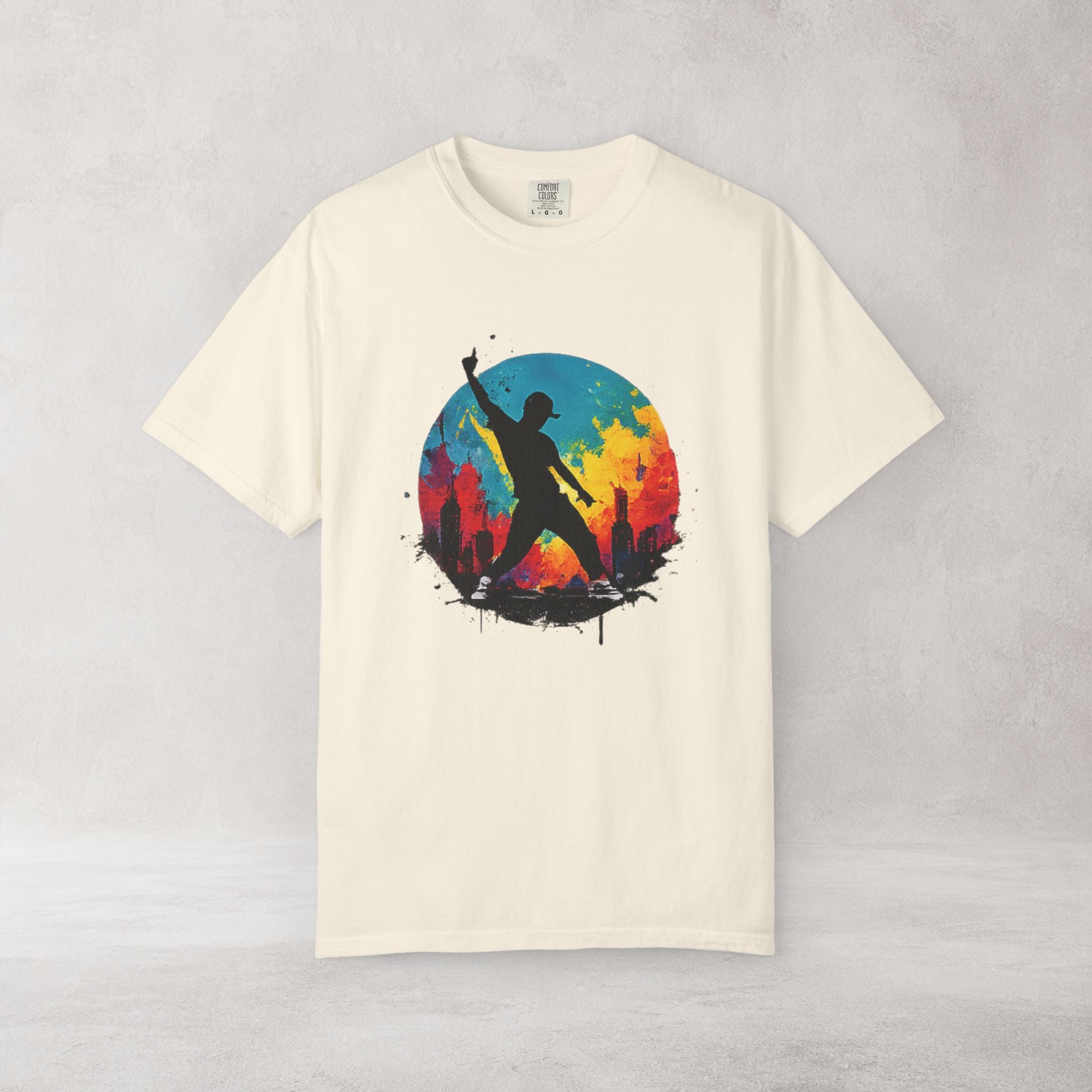 Color Splash Dancer T Shirt | Comfort Colors 1717 Festival Art Tee