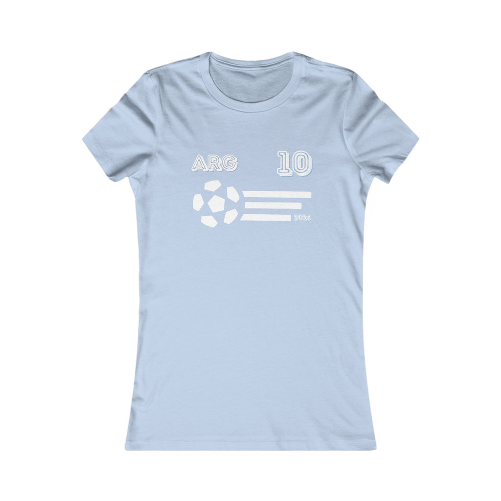 Argentina Soccer Fan Tee | ARG 10 Football Supporter Shirt | Argentine Football Graphic T-Shirt