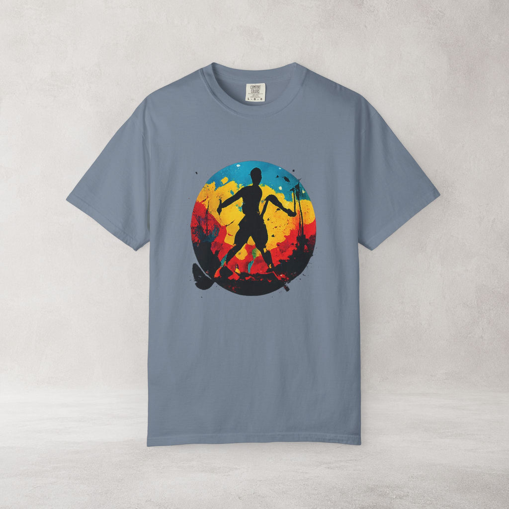 Color Splash Skateboarder T Shirt | Comfort Colors 1717 Skate Art Tee