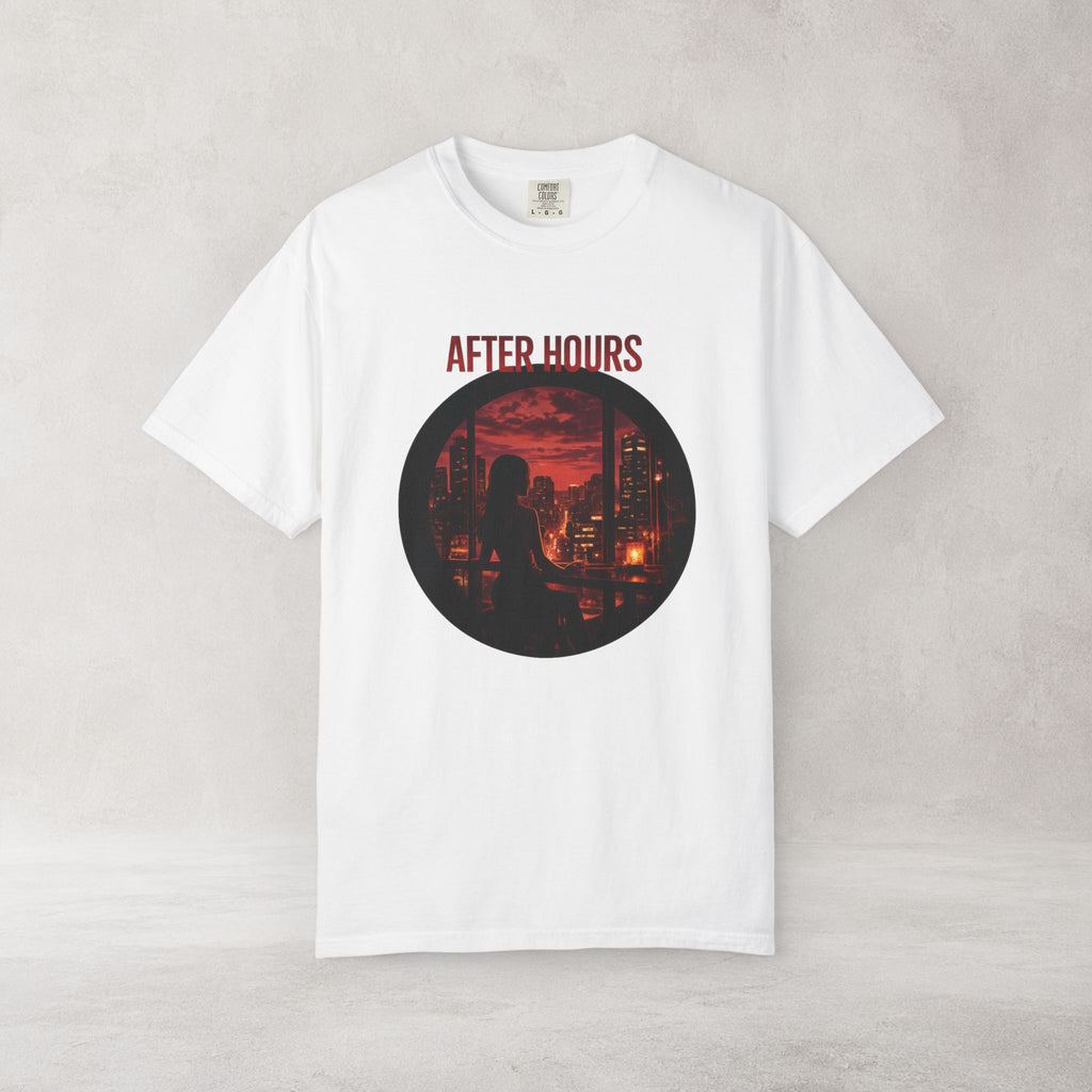 After Hours City Lights T Shirt | Comfort Colors 1717 Retro Nightscape Graphic Tee