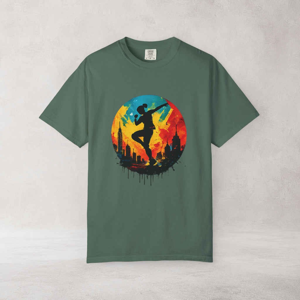 Sunset Dancer Graphic T Shirt | Comfort Colors 1717 Art Tee