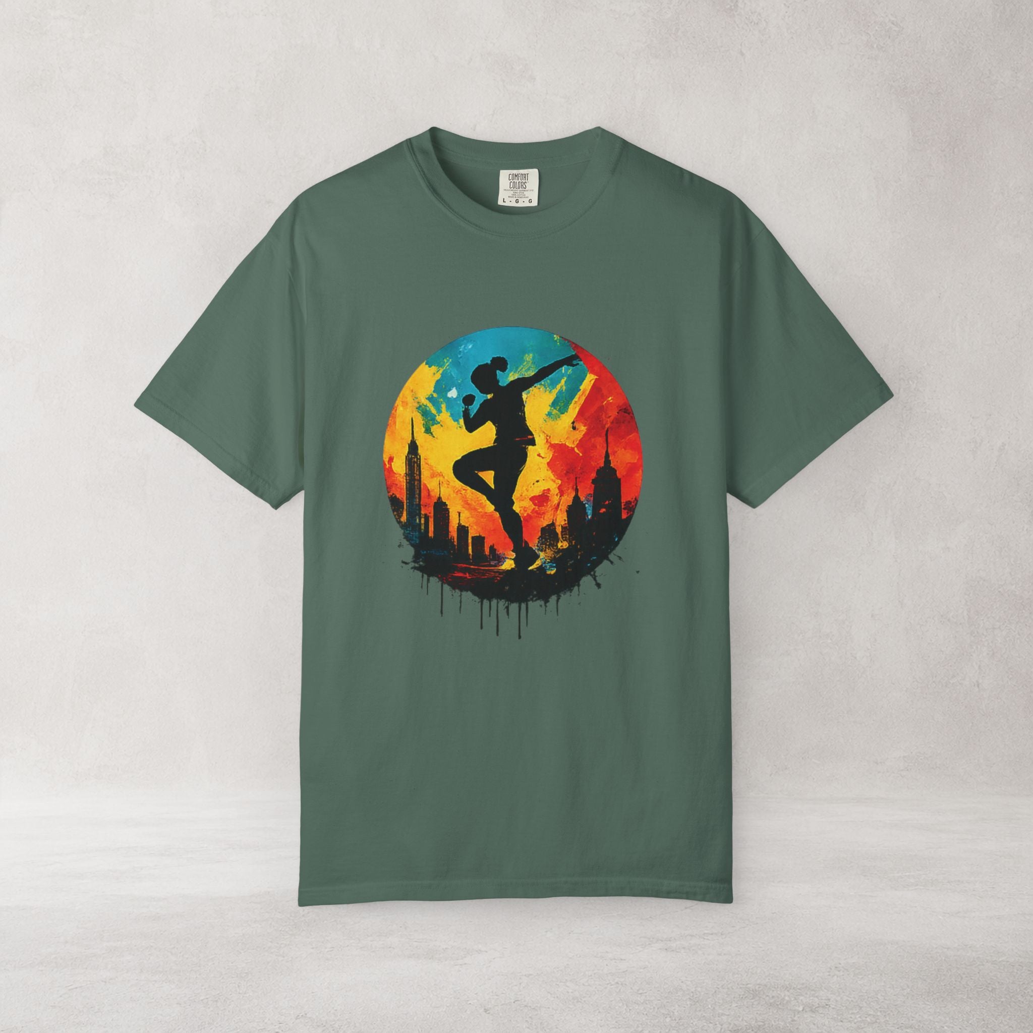 Sunset Dancer Graphic T Shirt | Comfort Colors 1717 Art Tee