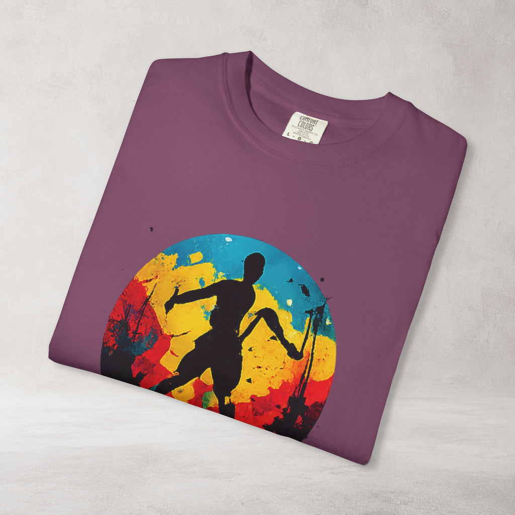Color Splash Skateboarder T Shirt | Comfort Colors 1717 Skate Art Tee