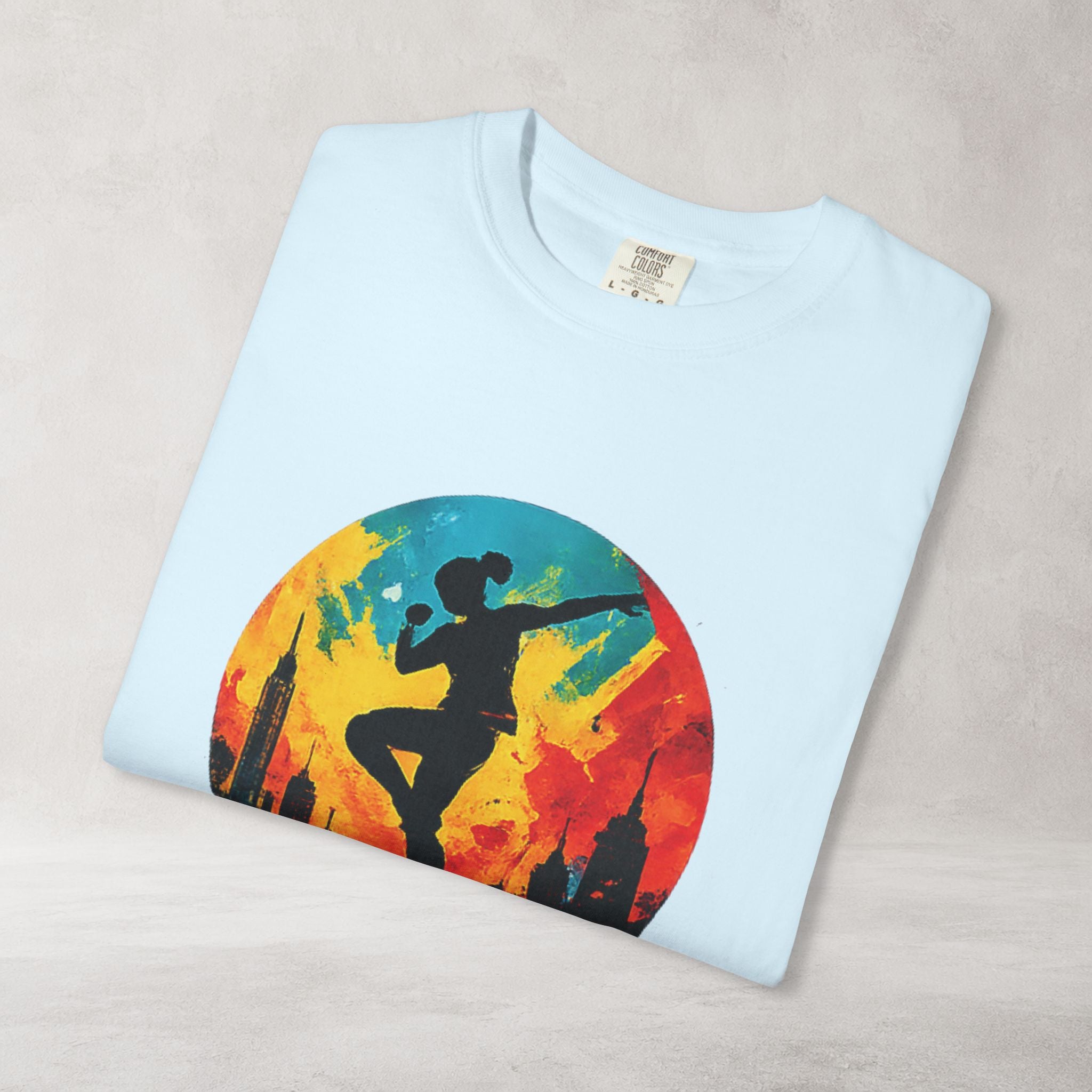 Sunset Dancer Graphic T Shirt | Comfort Colors 1717 Art Tee