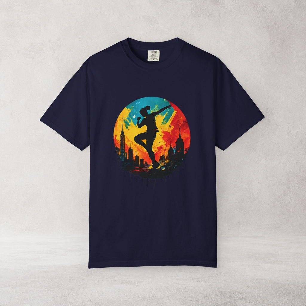 Sunset Dancer Graphic T Shirt | Comfort Colors 1717 Art Tee