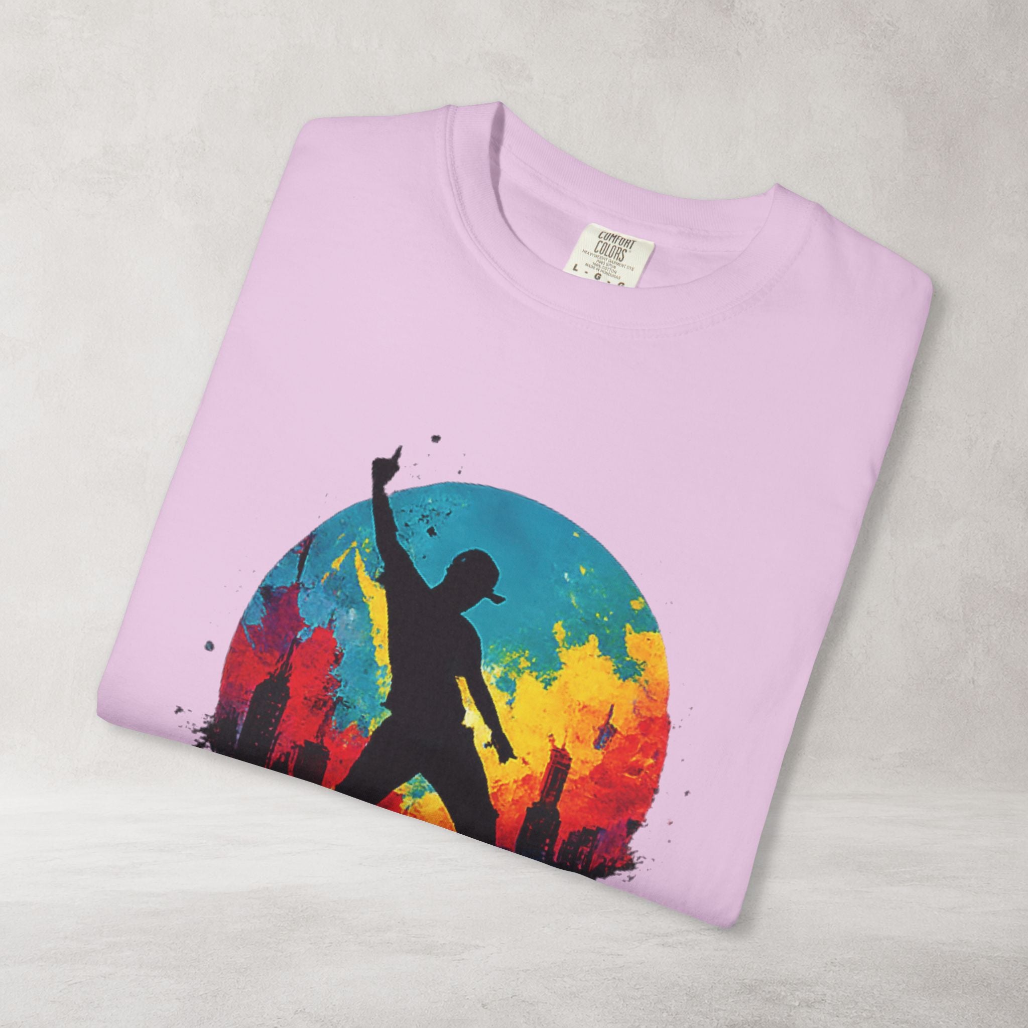 Color Splash Dancer T Shirt | Comfort Colors 1717 Festival Art Tee