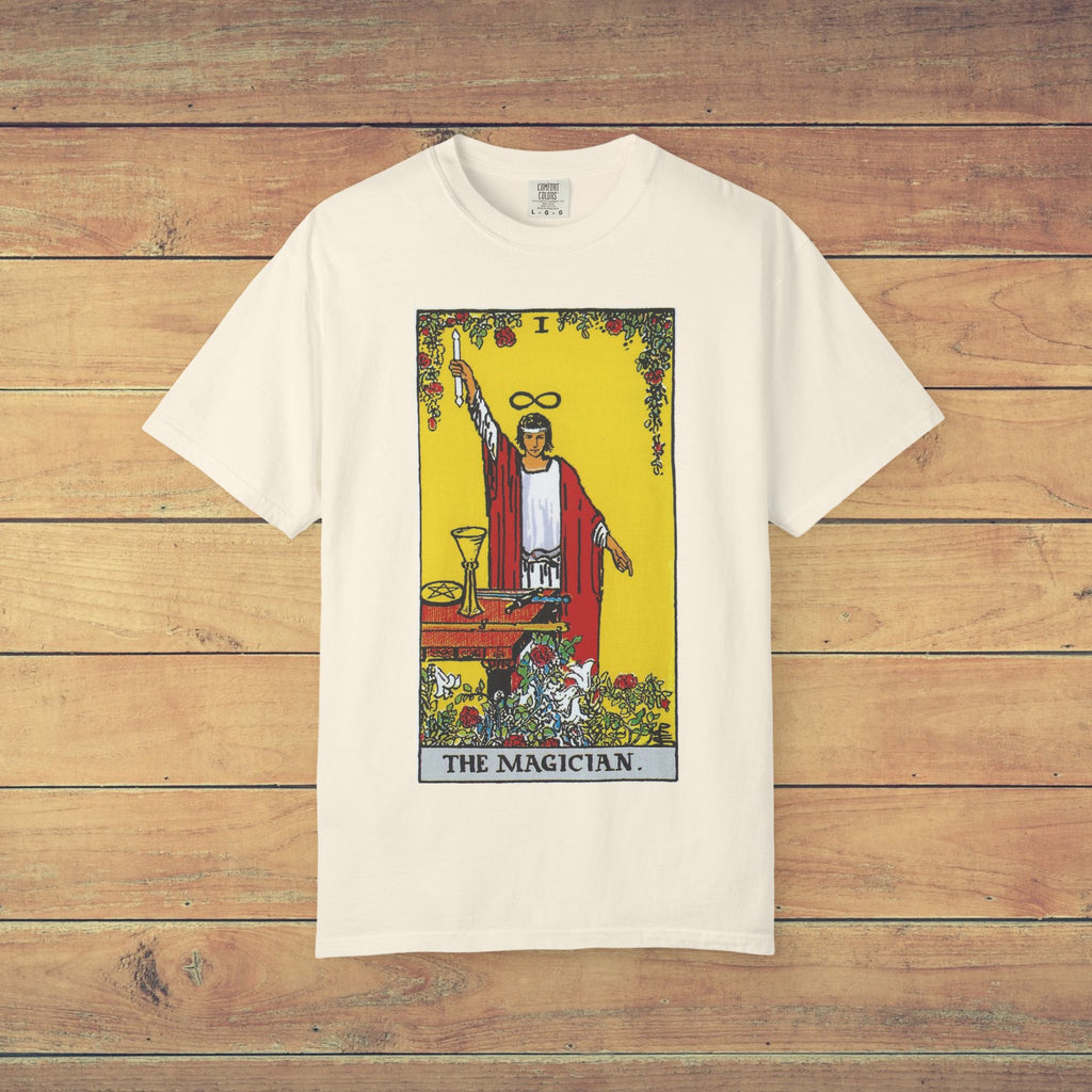 The Magician Tarot Card T Shirt | Comfort Colors 1717 Mystical Graphic Tee