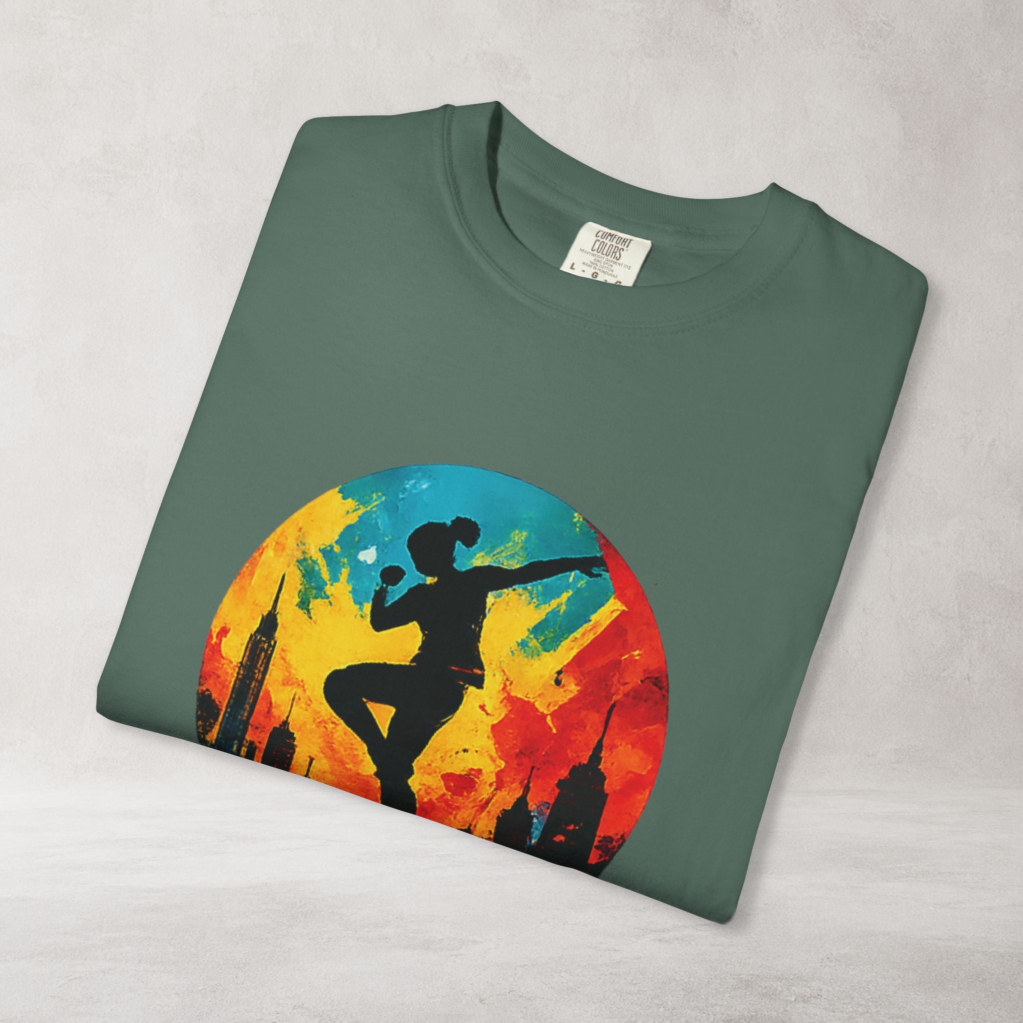 Sunset Dancer Graphic T Shirt | Comfort Colors 1717 Art Tee