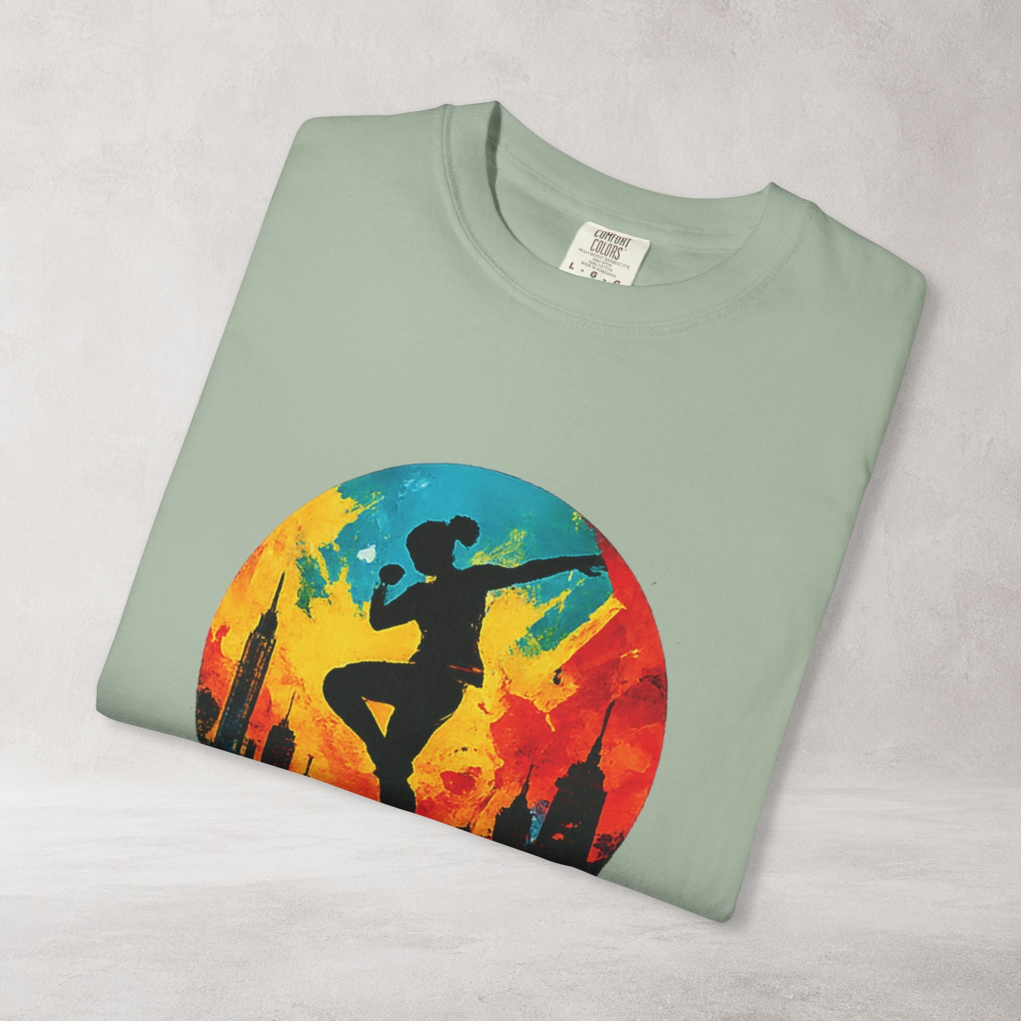 Sunset Dancer Graphic T Shirt | Comfort Colors 1717 Art Tee