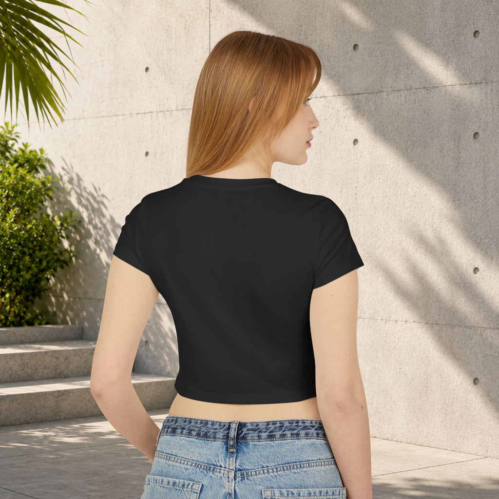 Infinity Symbol Baby Tee | Minimalist Women's Crop Top