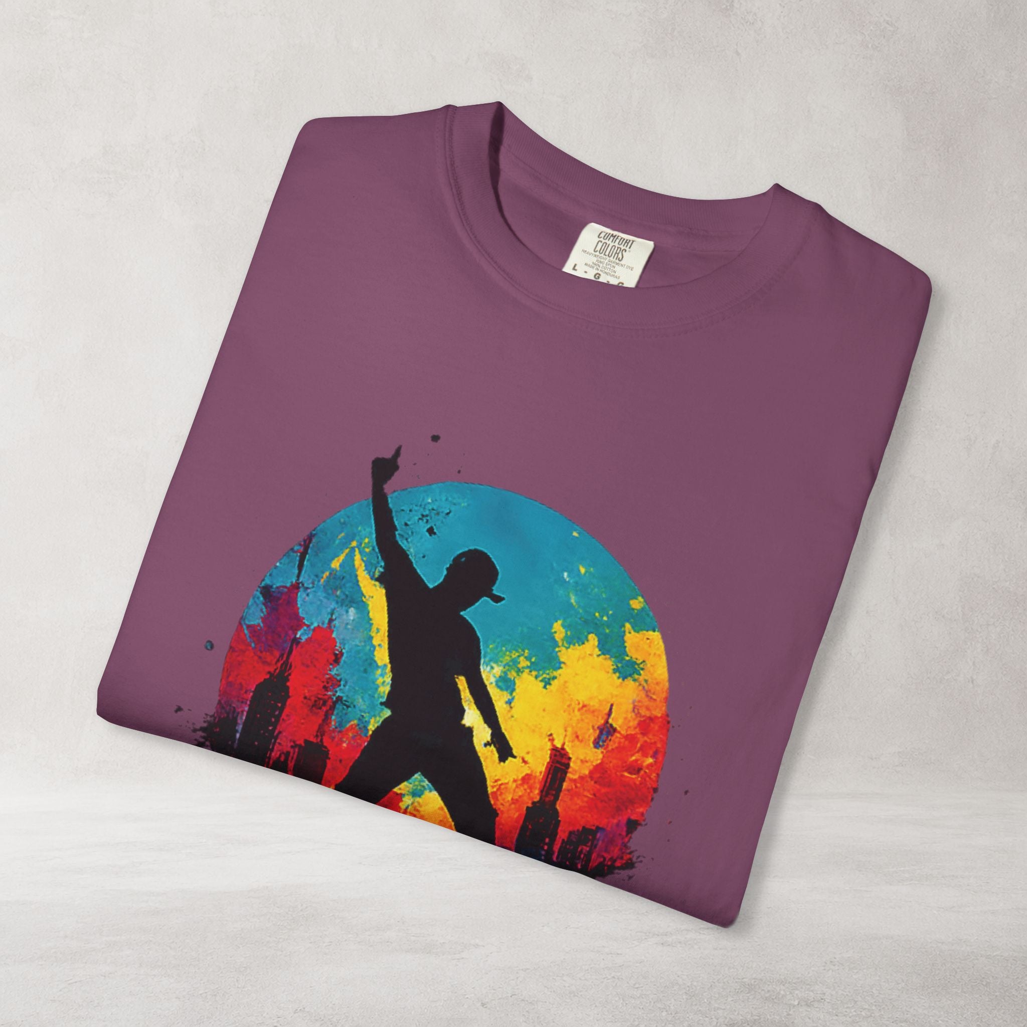 Color Splash Dancer T Shirt | Comfort Colors 1717 Festival Art Tee