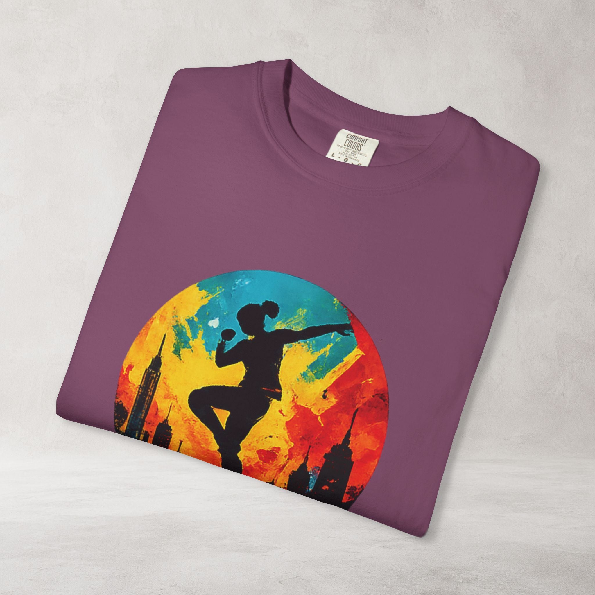 Sunset Dancer Graphic T Shirt | Comfort Colors 1717 Art Tee