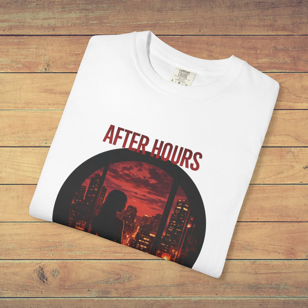 After Hours City Lights T Shirt | Comfort Colors 1717 Retro Nightscape Graphic Tee