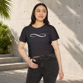 Infinity Symbol Crop Top for Women | Minimalist Graphic Tee