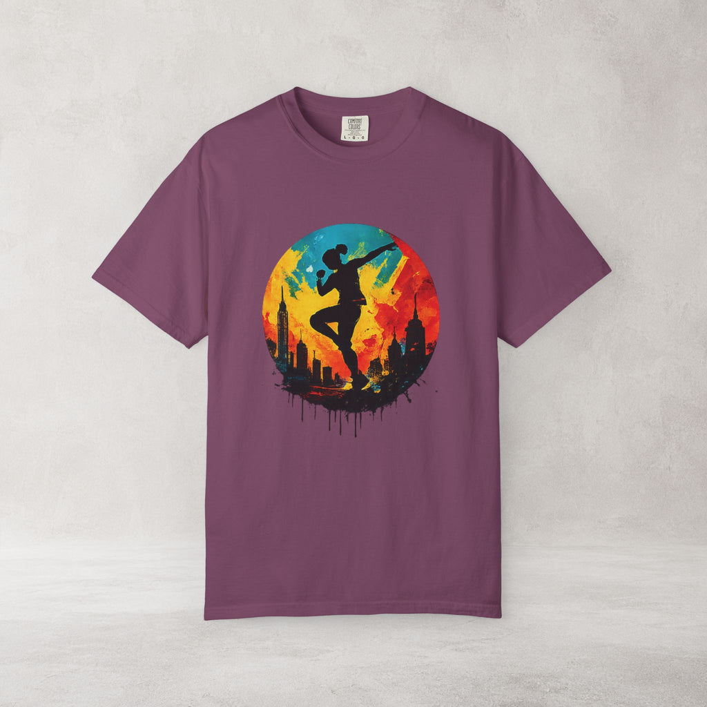 Sunset Dancer Graphic T Shirt | Comfort Colors 1717 Art Tee